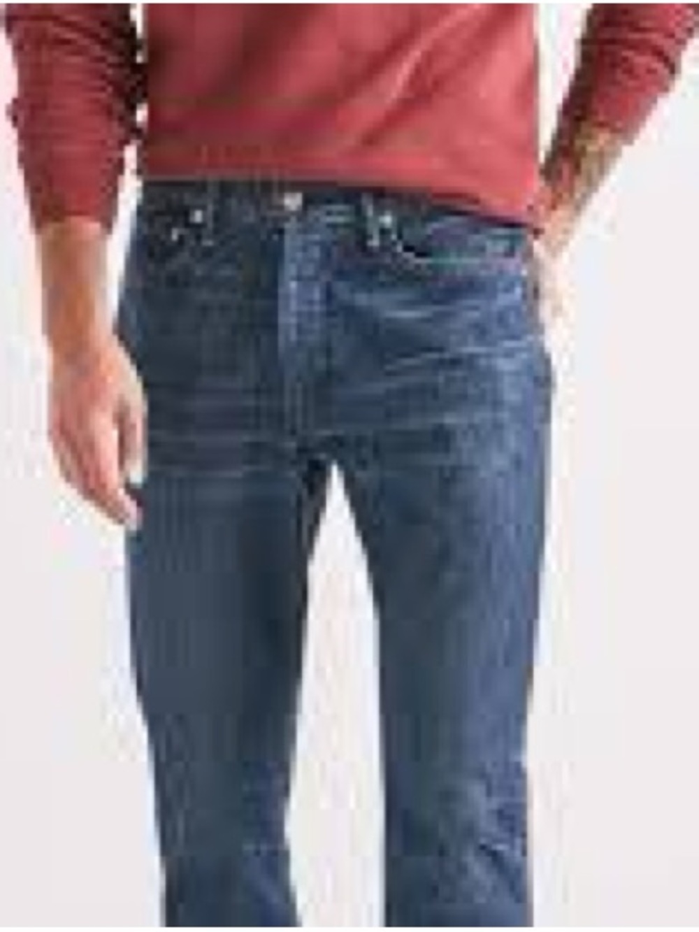 Lucky Brand Men’s Dark Blue 410 Athletic Slim Straight Jeans 42x32